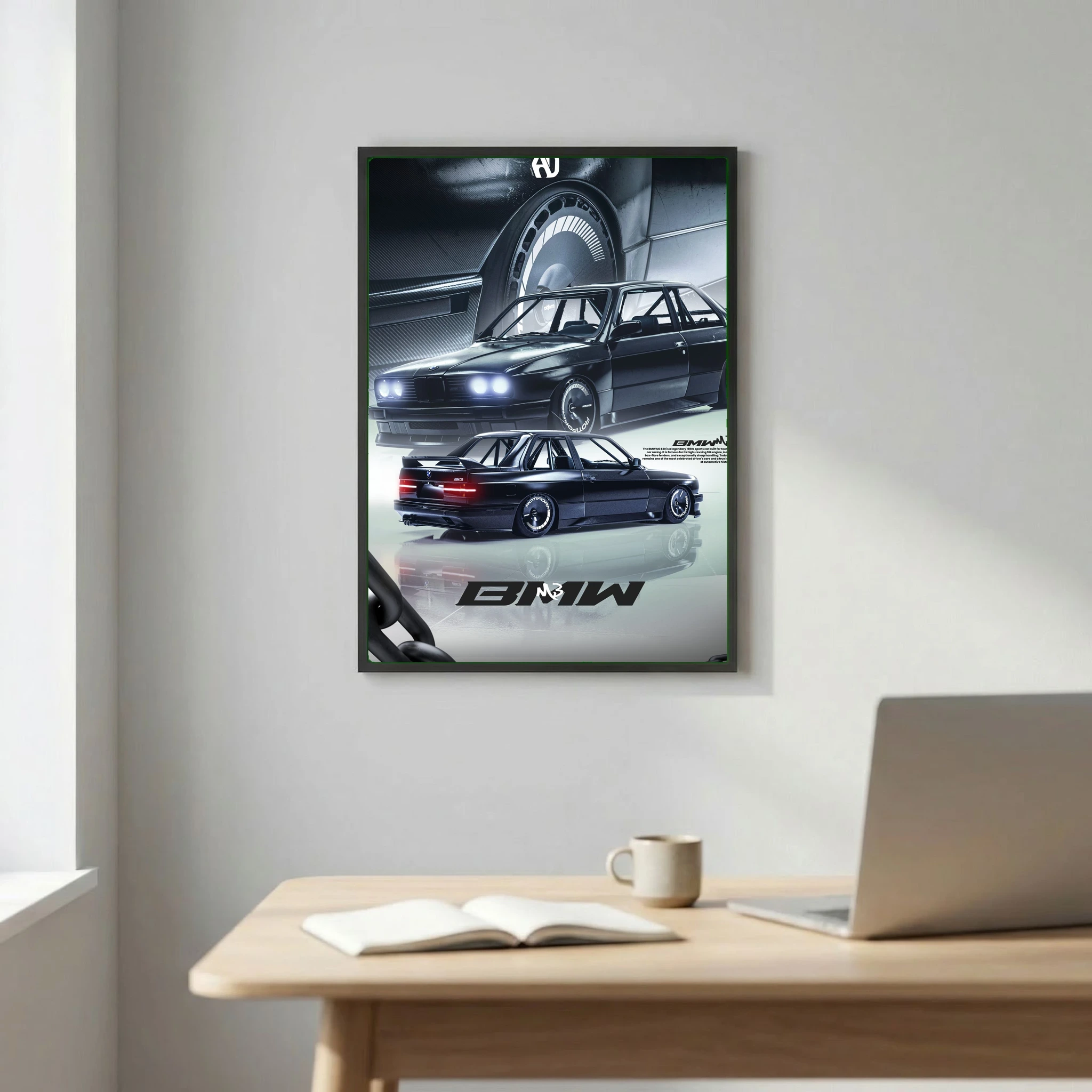 BMW M3 E30 Poster