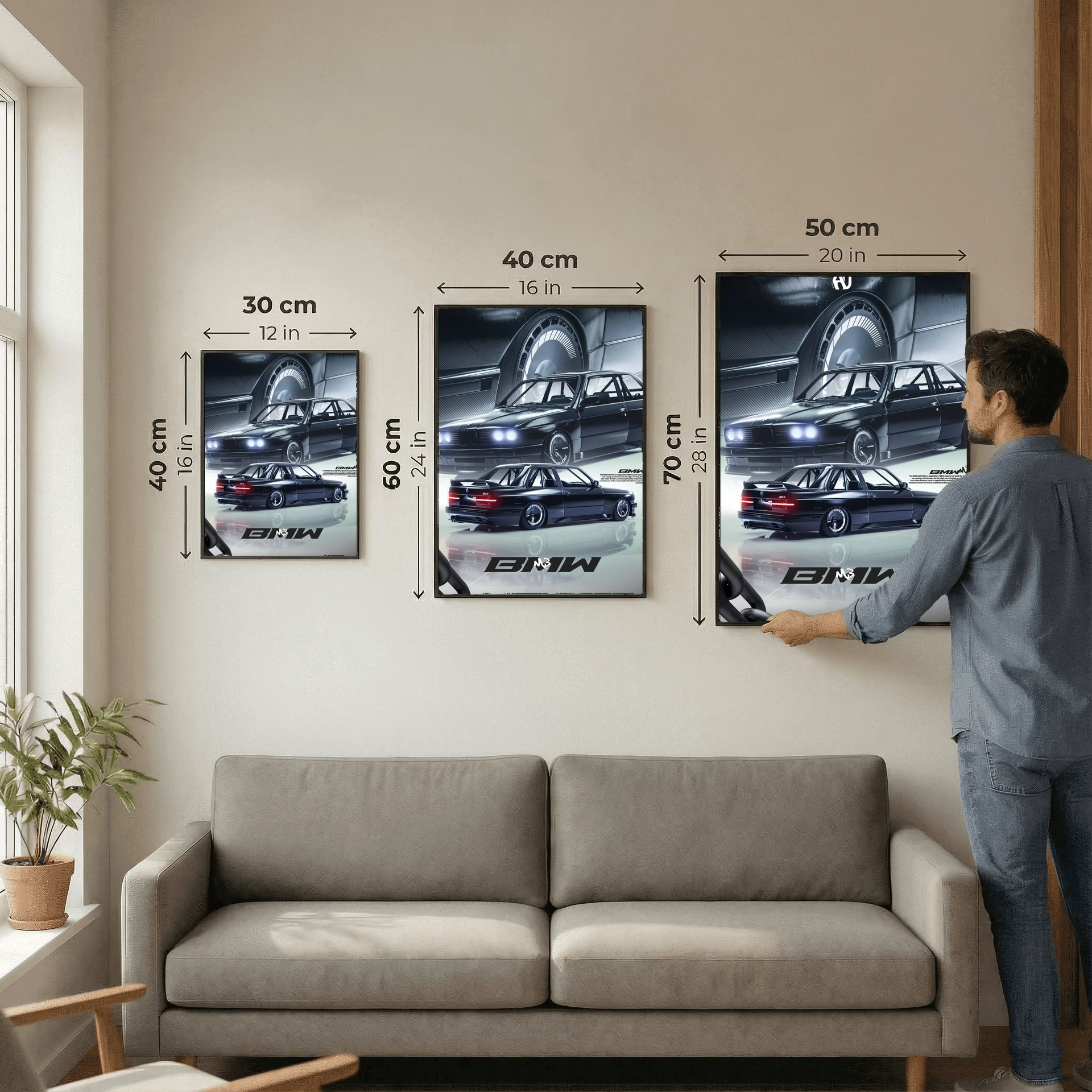 BMW M3 E30 Poster