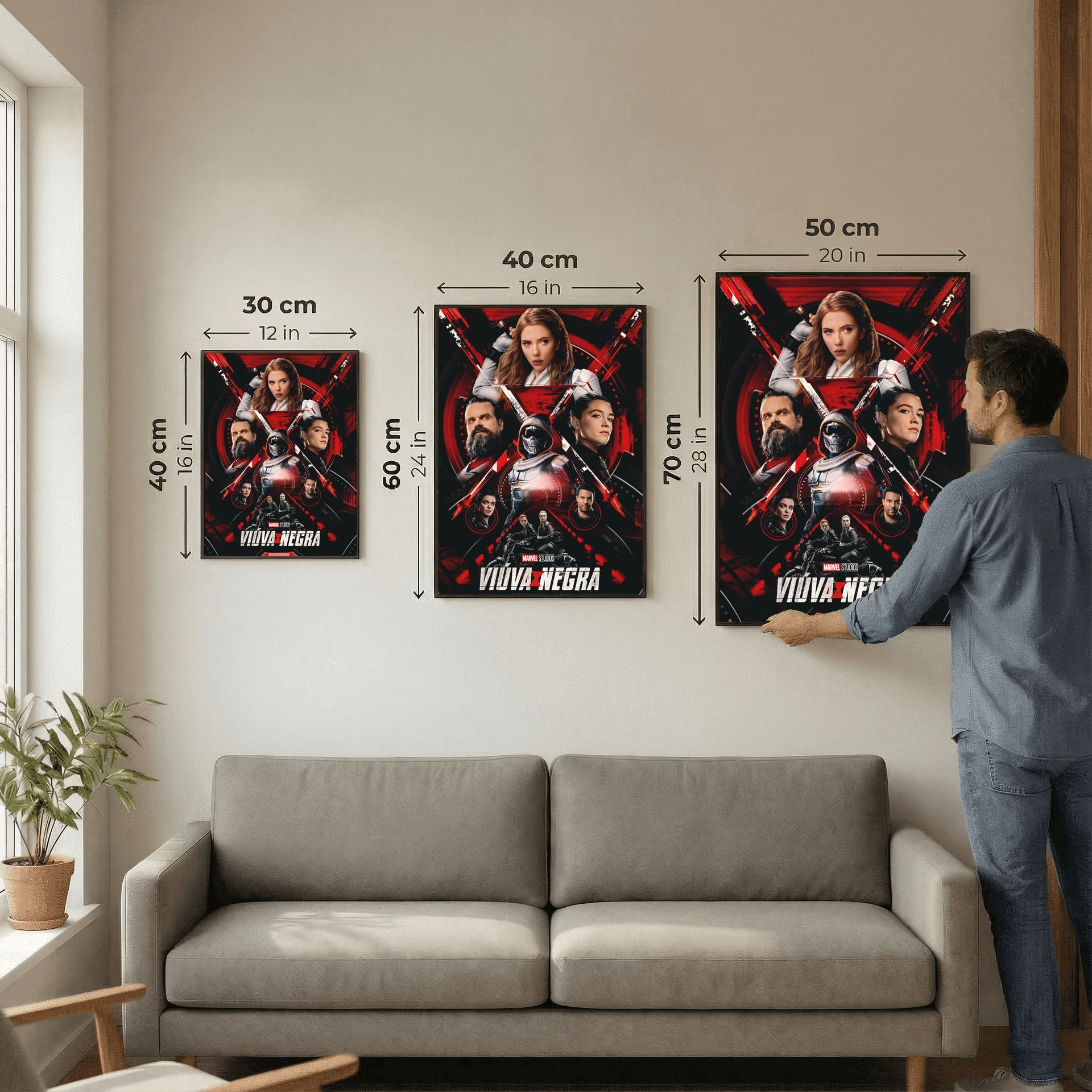 Explosive Black Widow Poster
