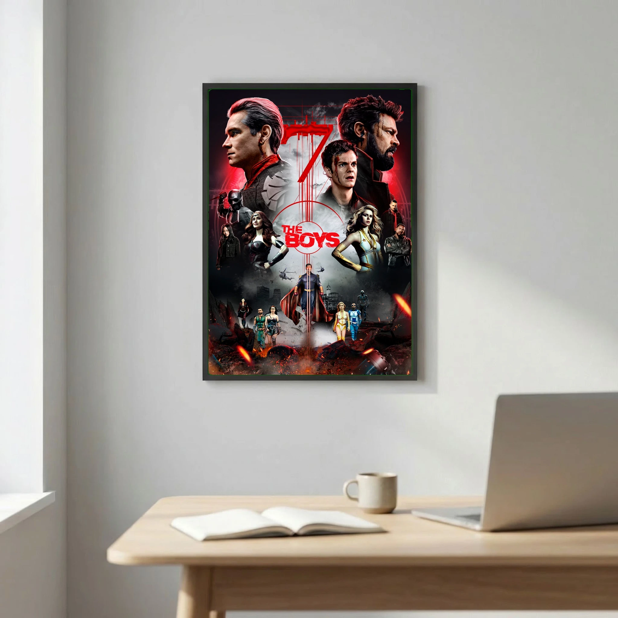 Epic "The Boys" Poster: Heroes in Conflict