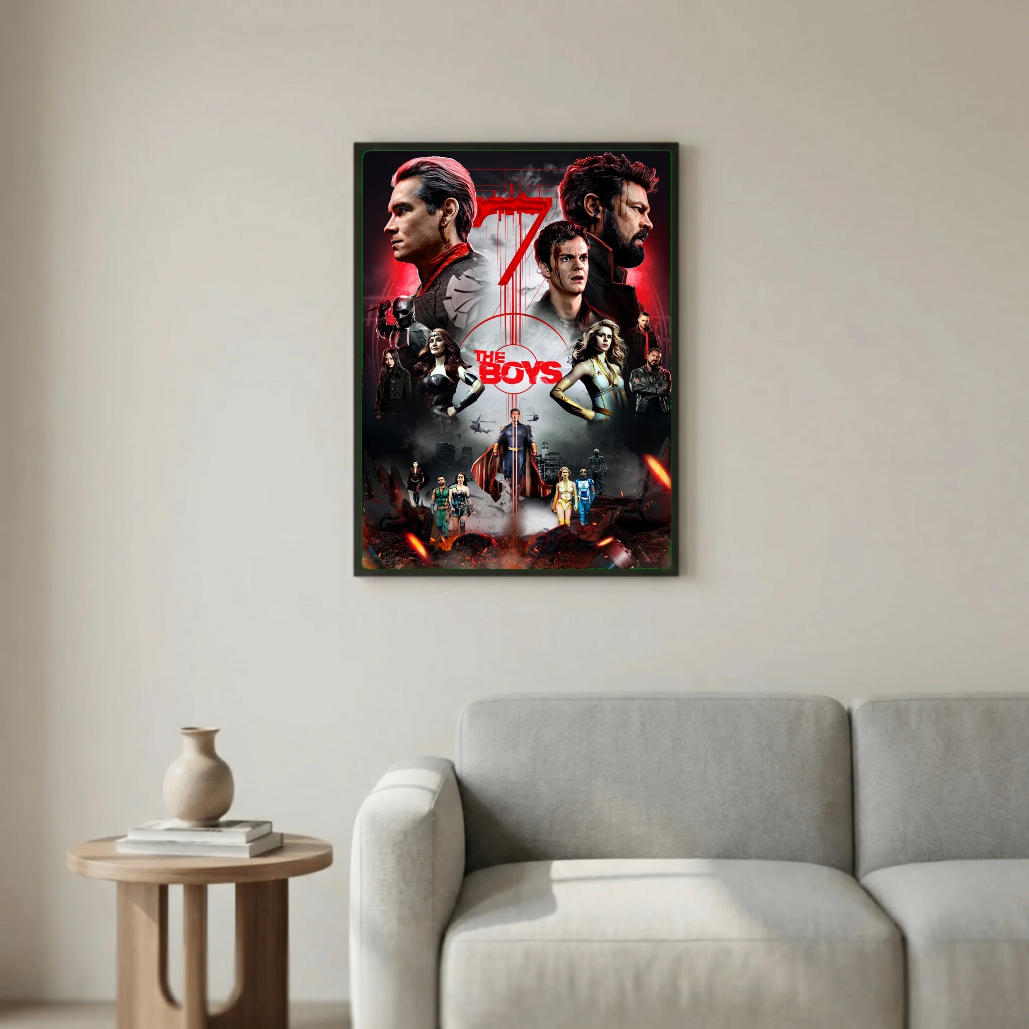 Epic "The Boys" Poster: Heroes in Conflict