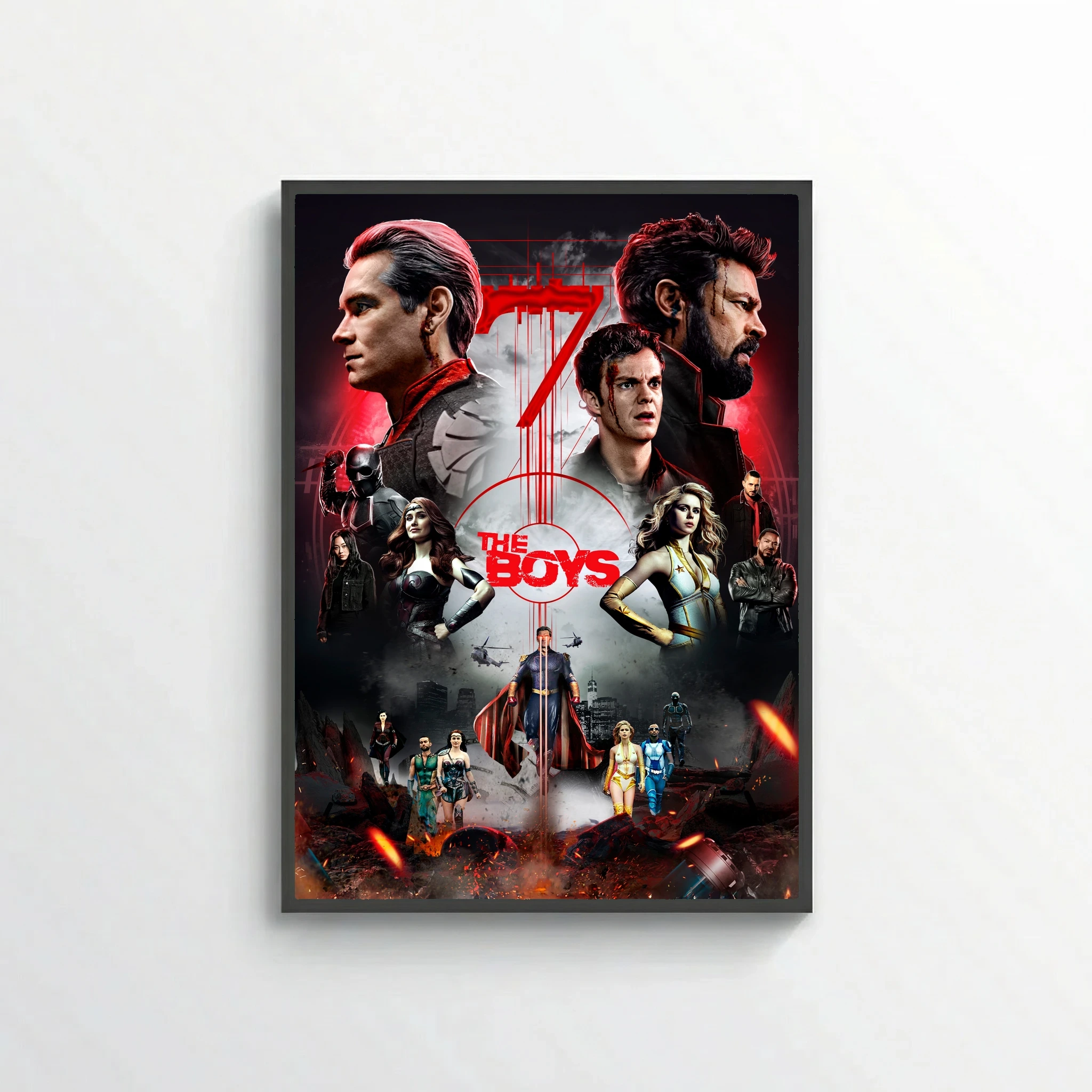 Epic "The Boys" Poster: Heroes in Conflict