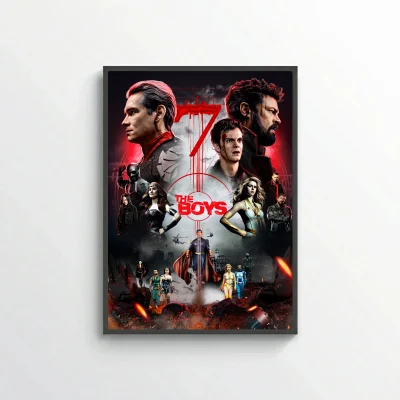 Epic "The Boys" Poster: Heroes in Conflict