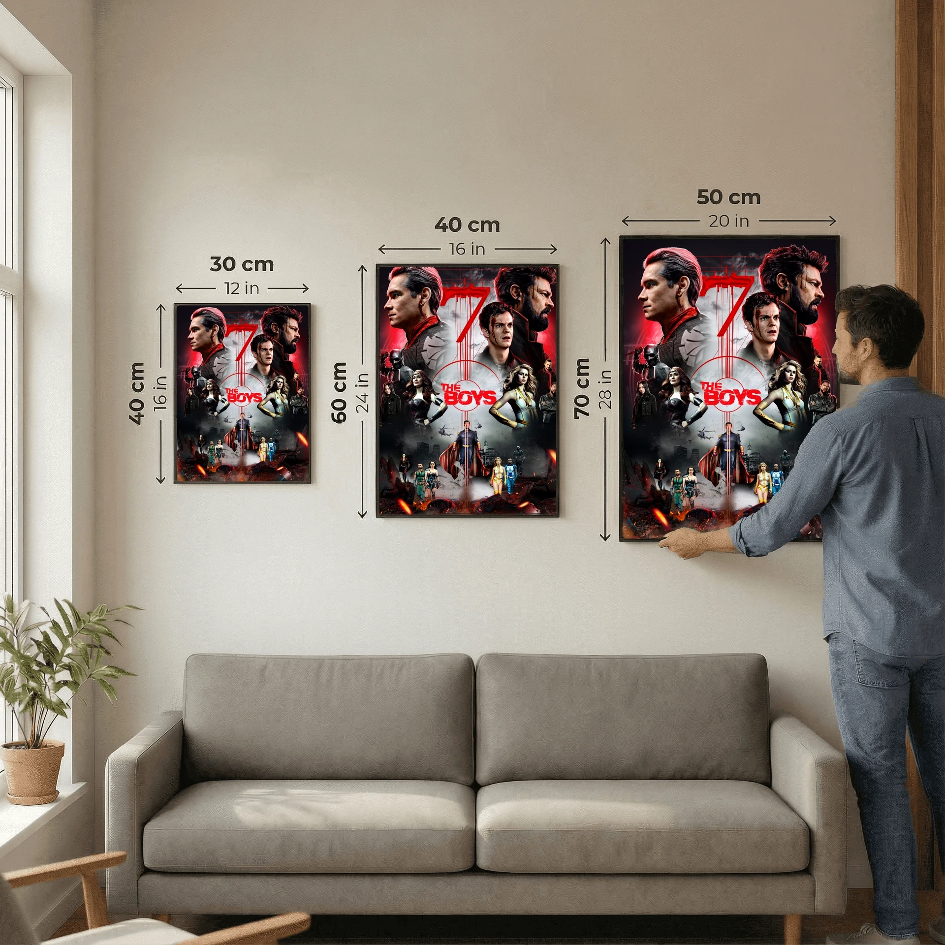 Epic "The Boys" Poster: Heroes in Conflict