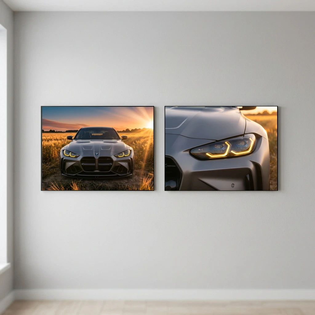 BMW M4 GT in Golden hour