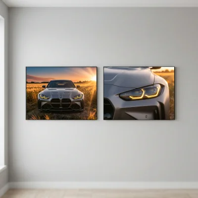 BMW M4 GT in Golden hour