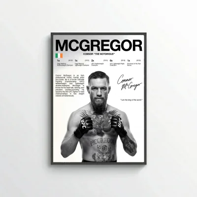 Conor McGregor MMA Poster
