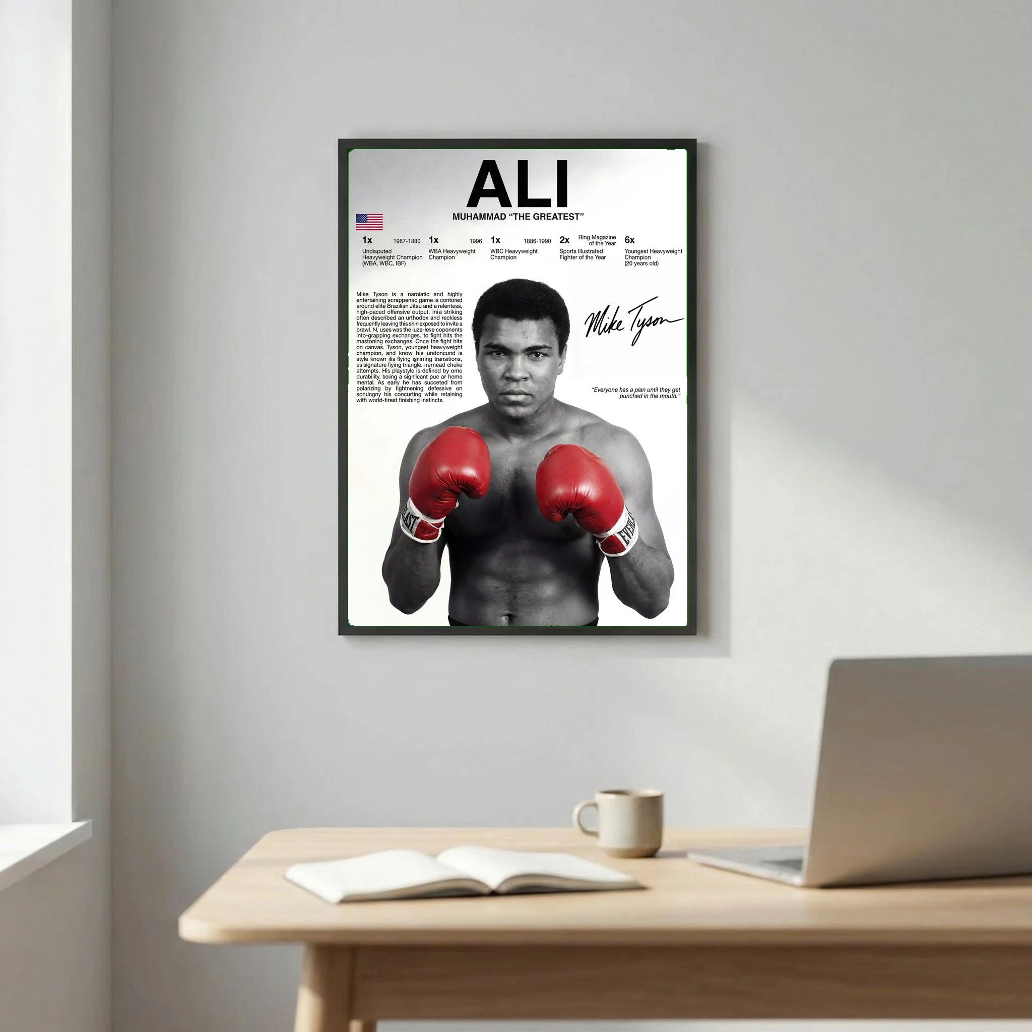 Muhammad Ali Boxing Poster