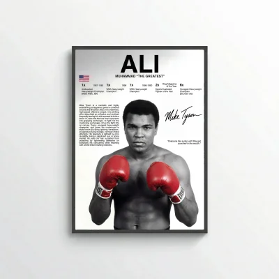 Muhammad Ali Boxing Poster