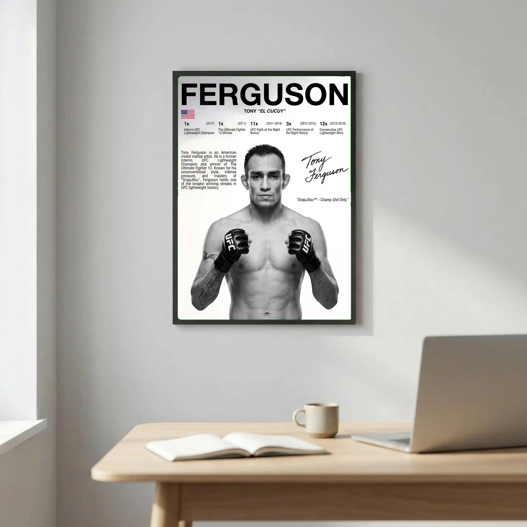 Tony Ferguson MMA Poster