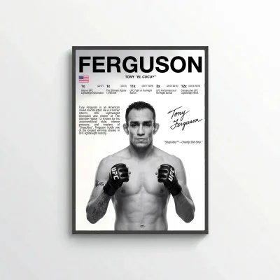 Tony Ferguson MMA Poster