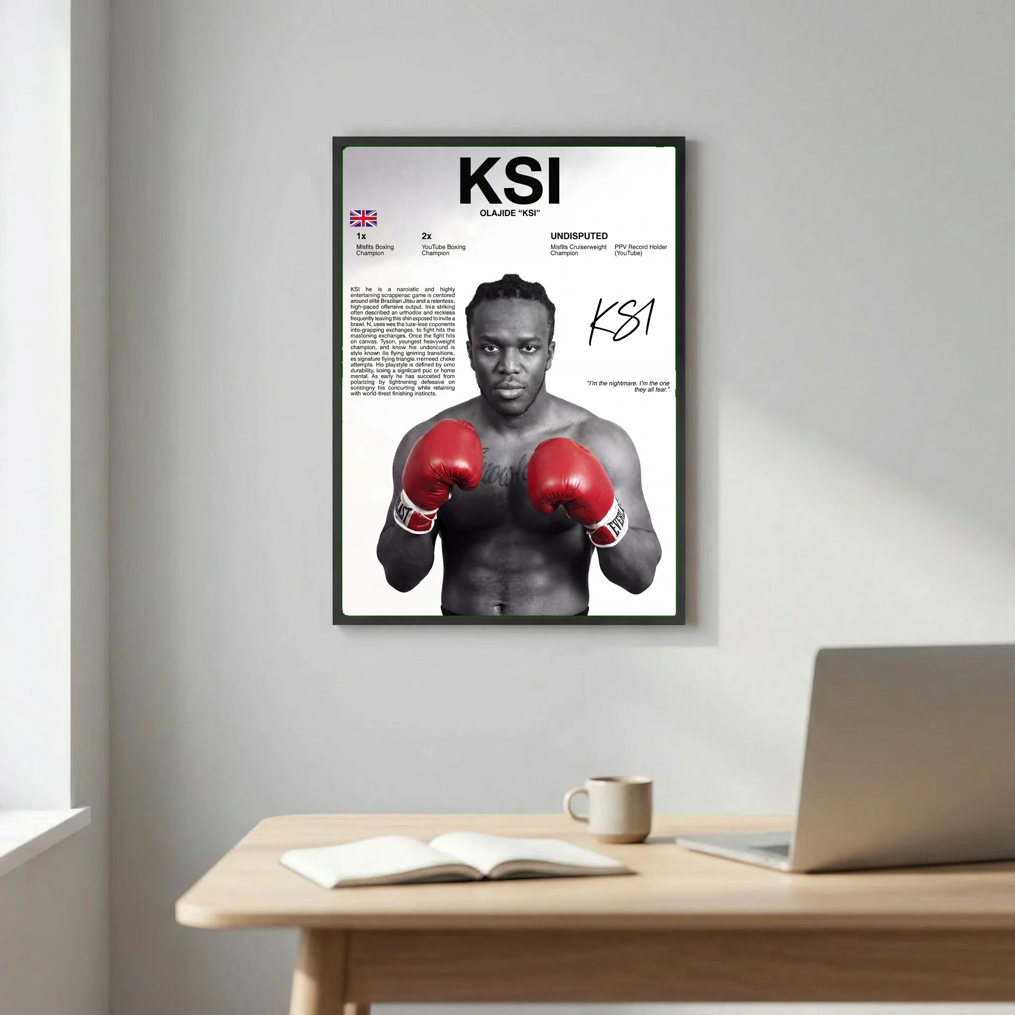 Olajide Olatunji - KSI boxer content creator poster