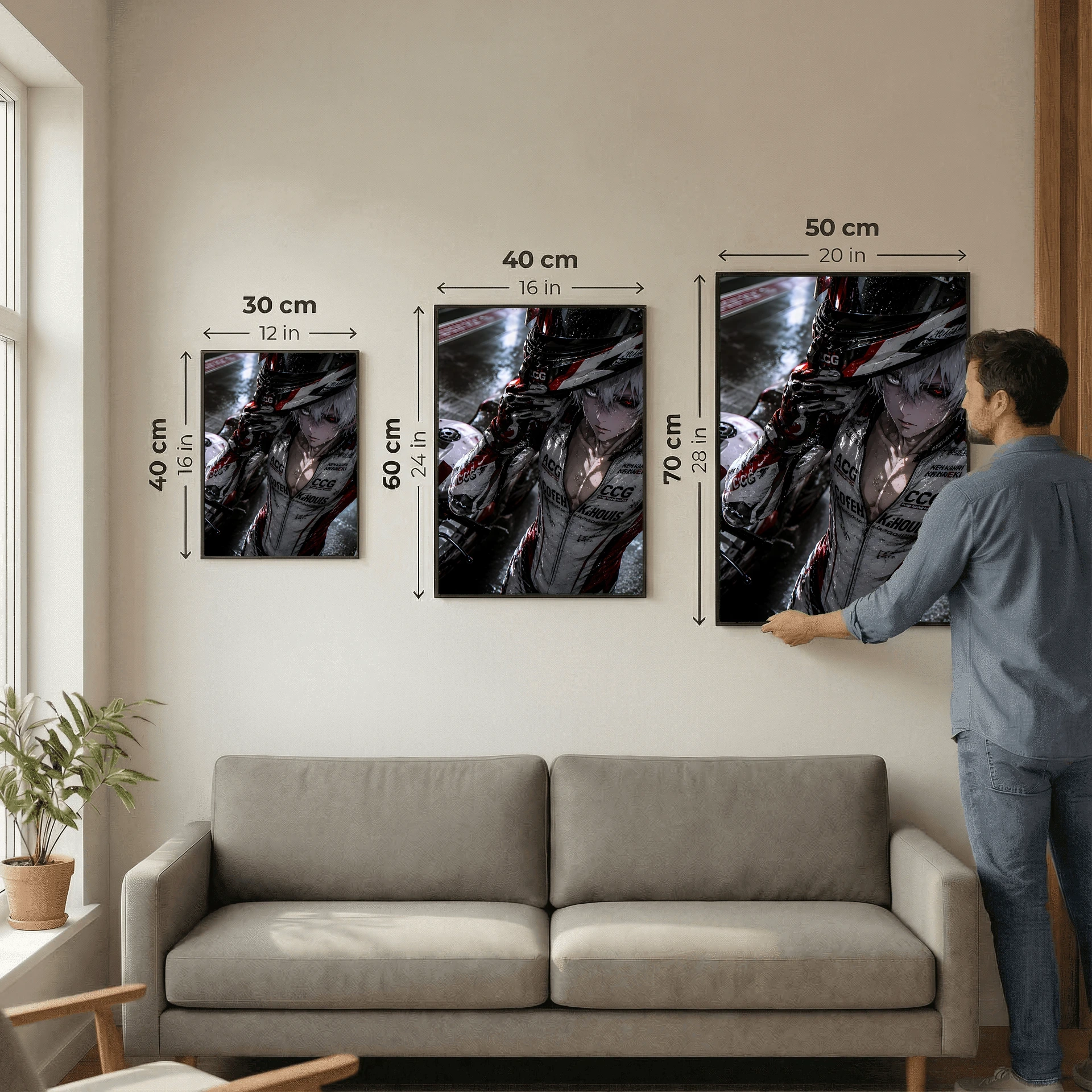 Kaneki as a MOTO GP racer