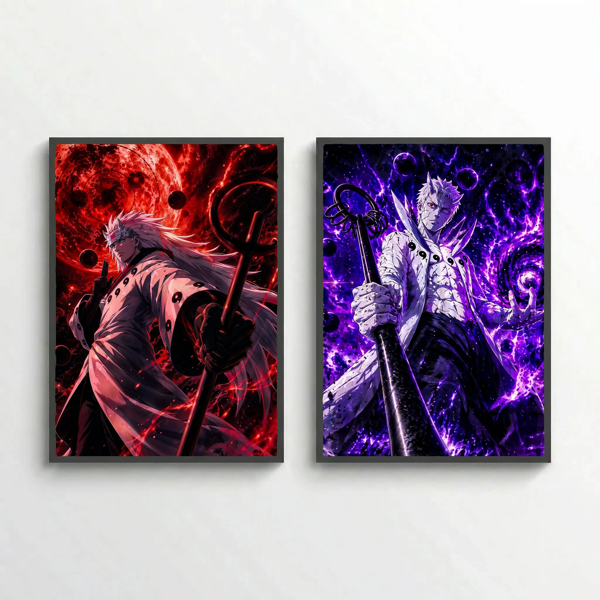 Madara & Obito as 10 tail jinchuriki