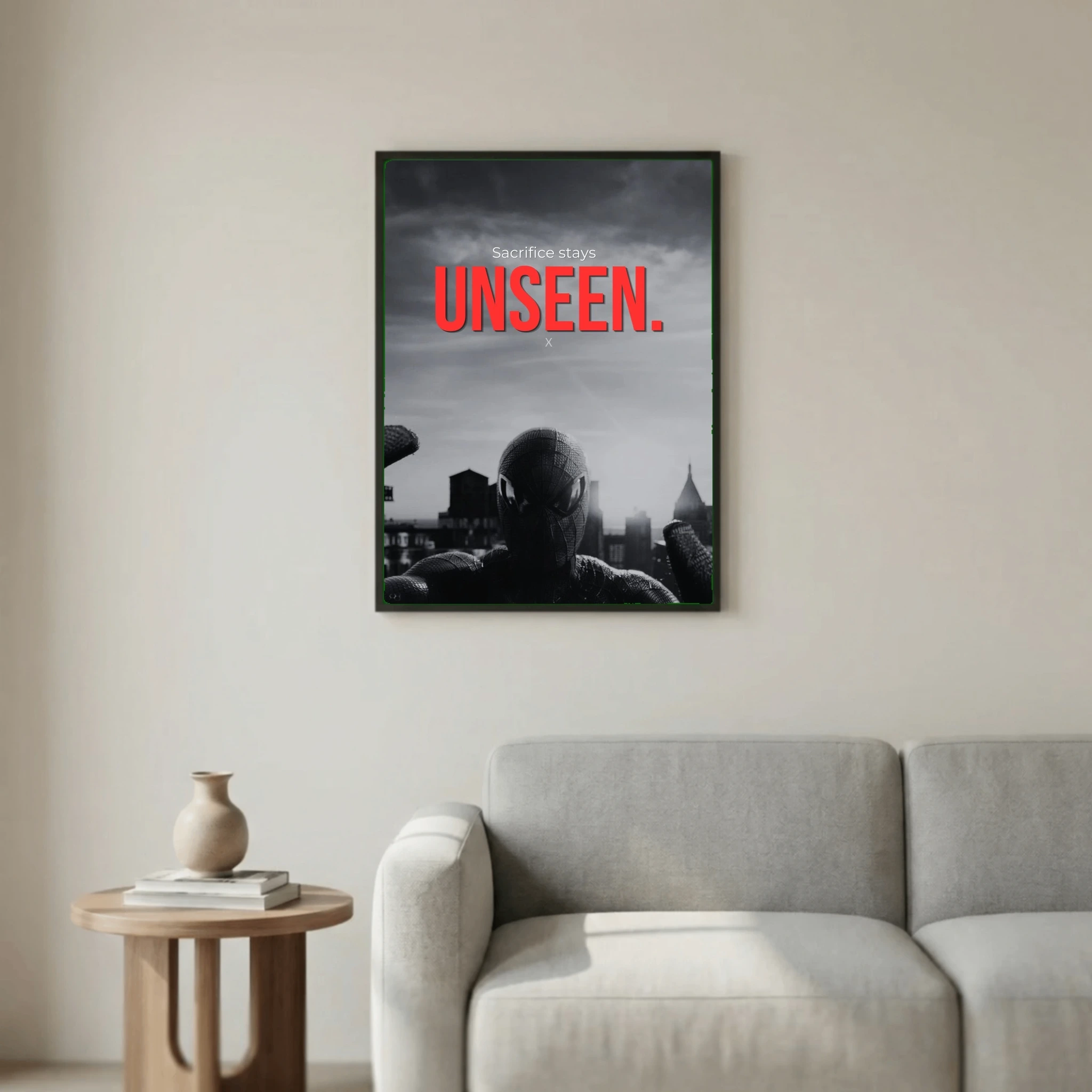 Sacrifice stays unseen