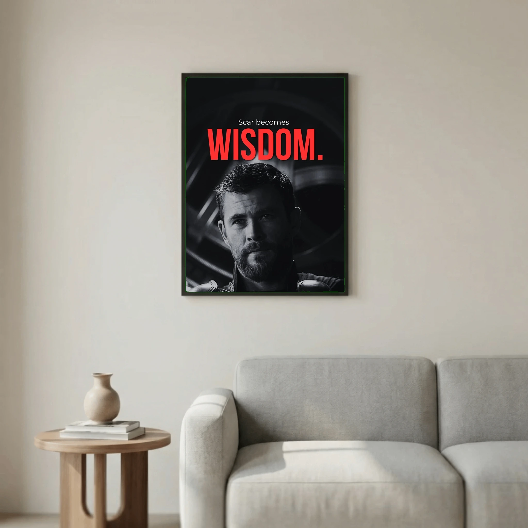 Scars become wisdom