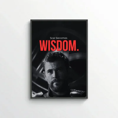 Scars become wisdom