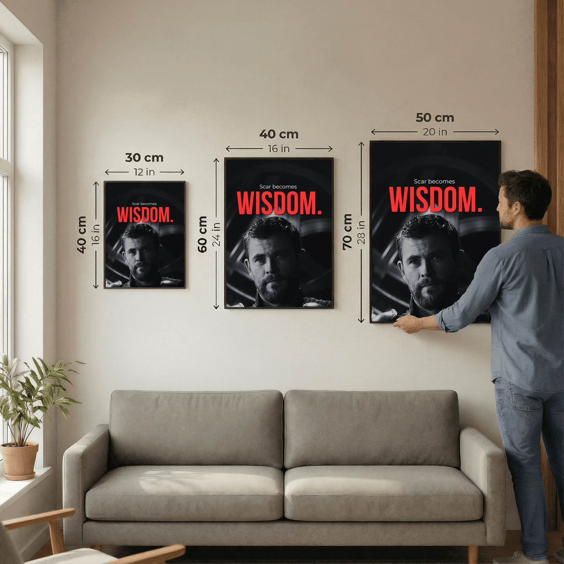 Scars become wisdom