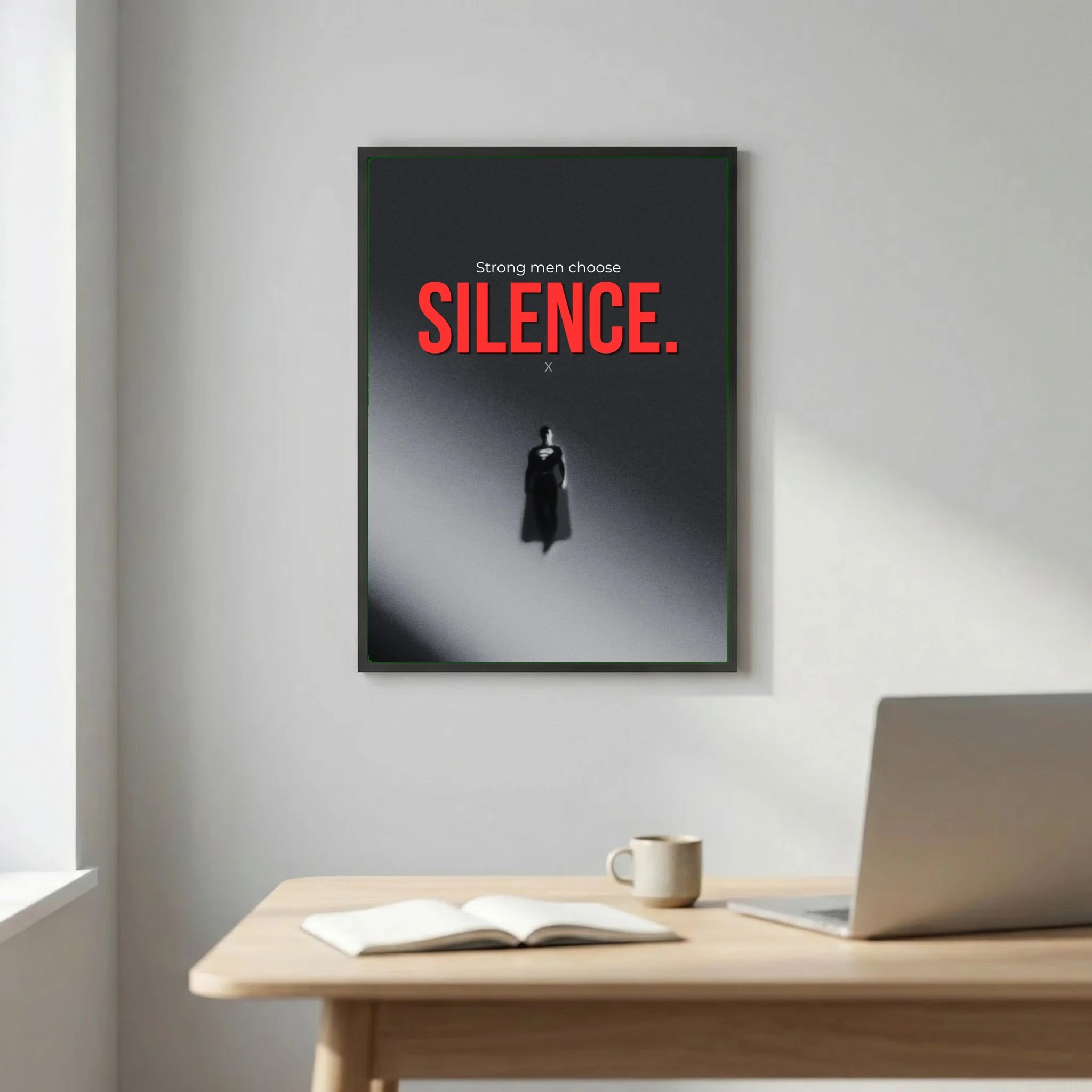 Strong men choose silence
