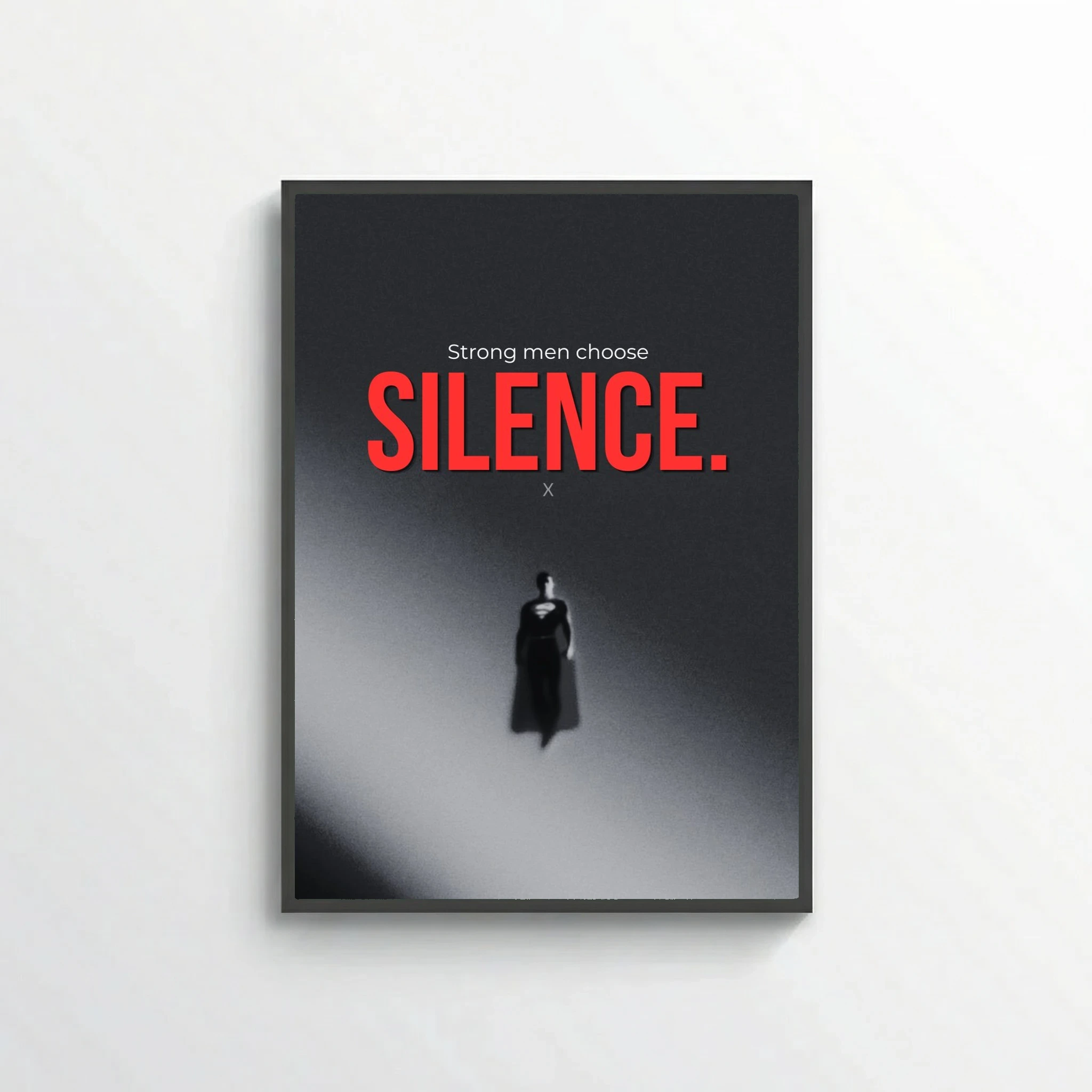 Strong men choose silence