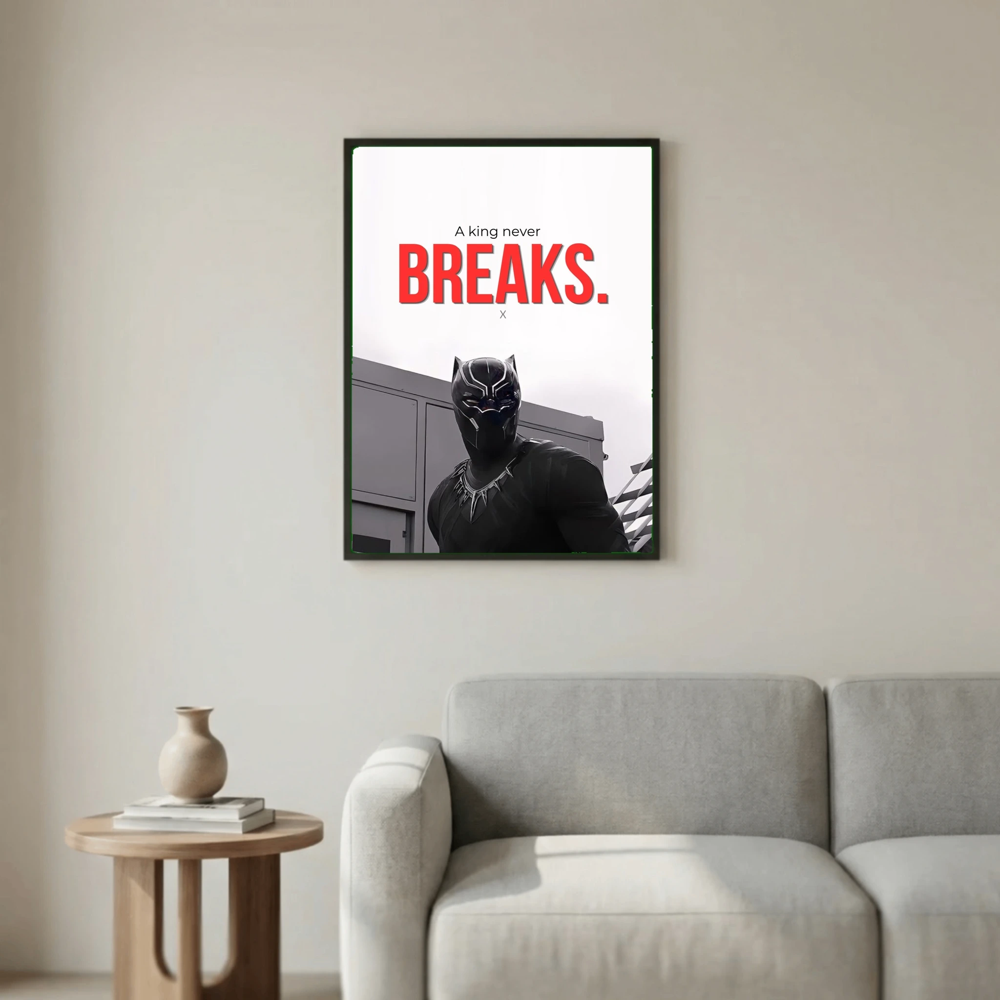 A king never breaks