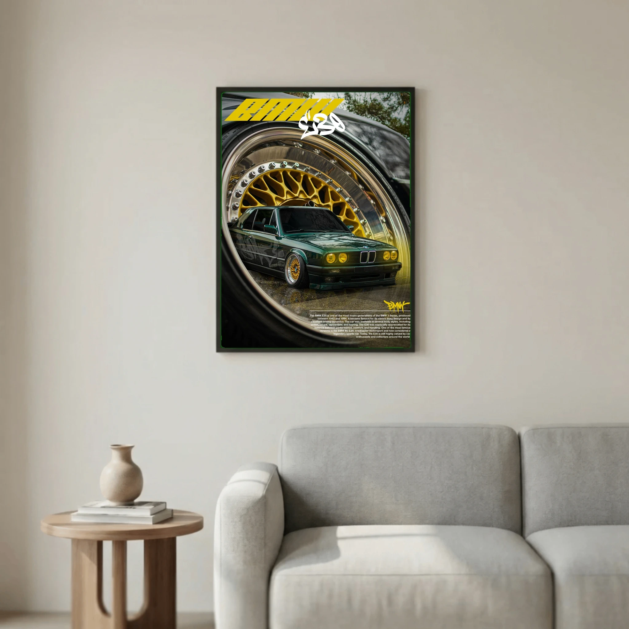 POSTER BMW E30