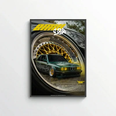 POSTER BMW E30