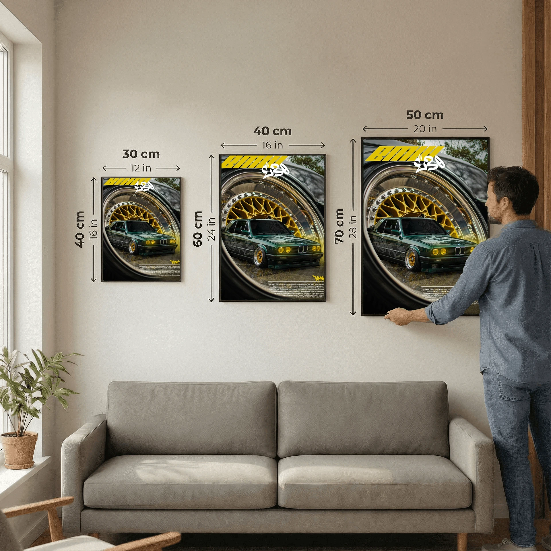 POSTER BMW E30