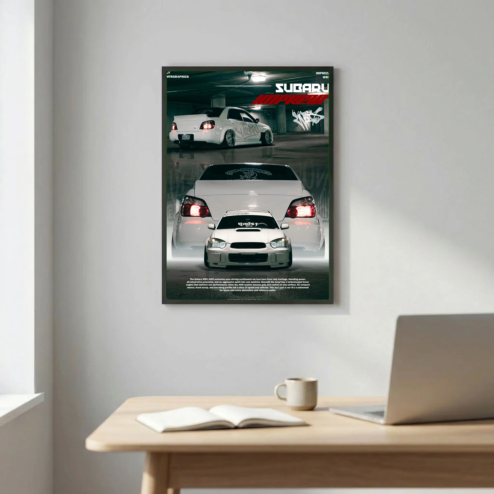 POSTER SUBARU IMPREZA WRX