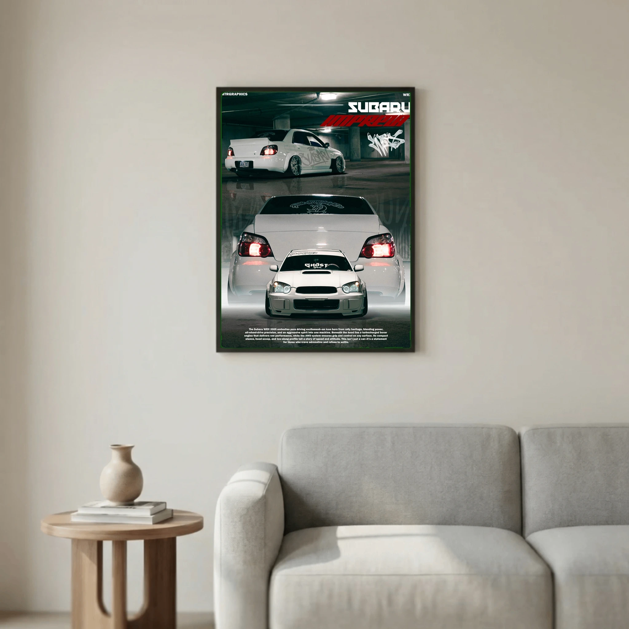 POSTER SUBARU IMPREZA WRX