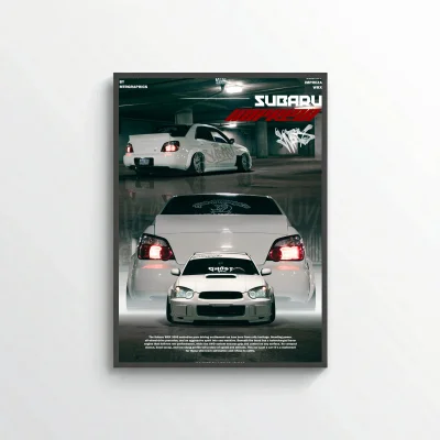 POSTER SUBARU IMPREZA WRX