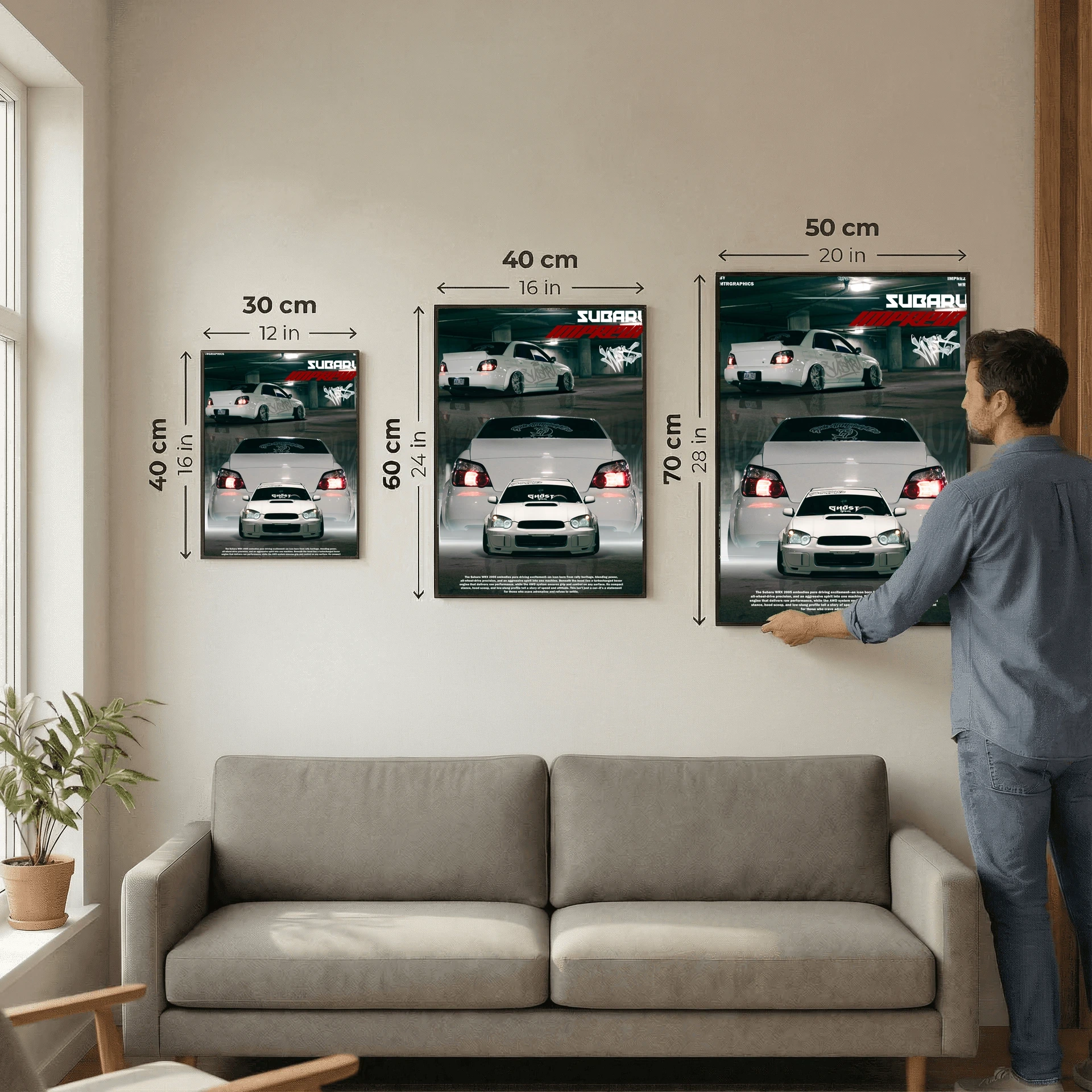 POSTER SUBARU IMPREZA WRX