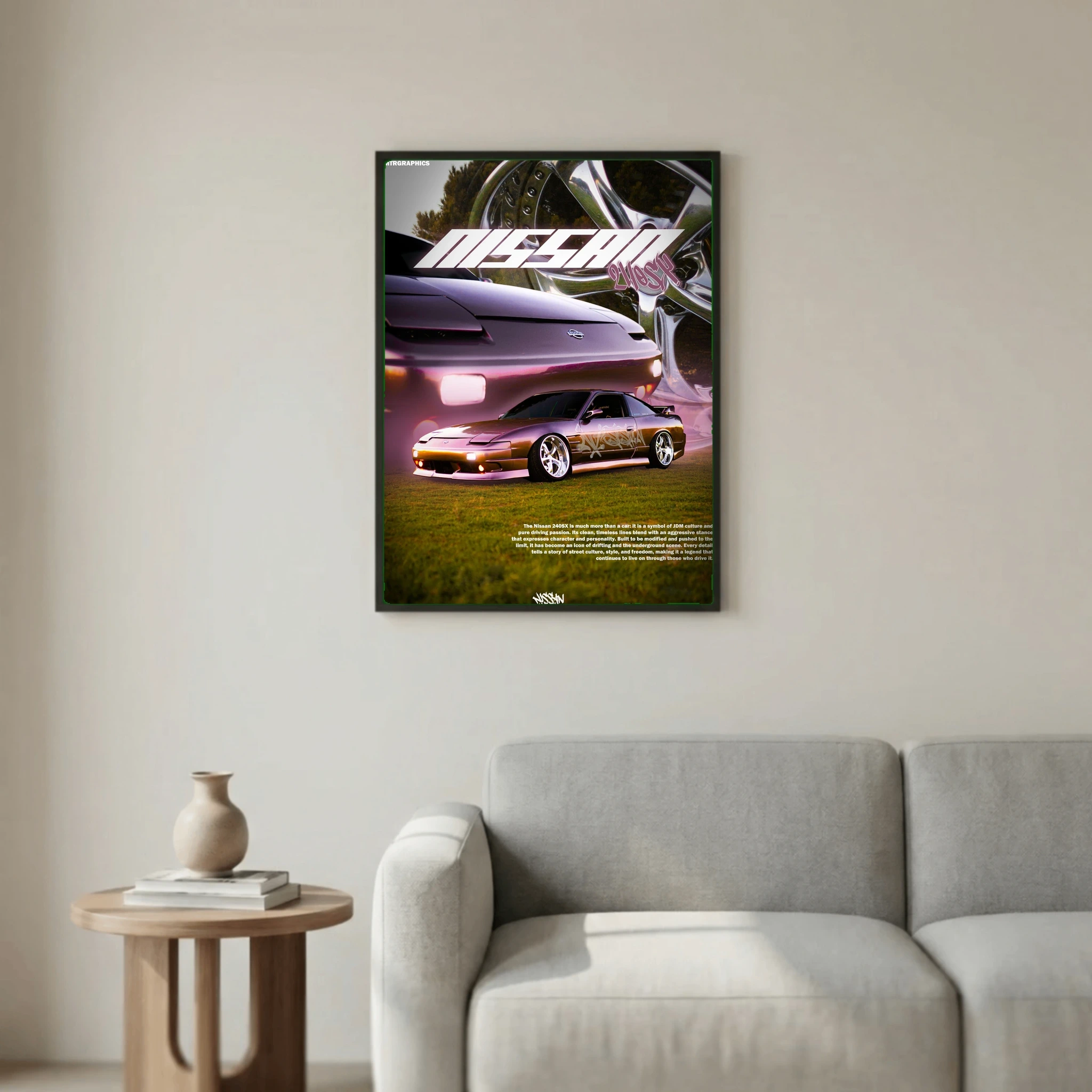 POSTER NISSAN 240SX