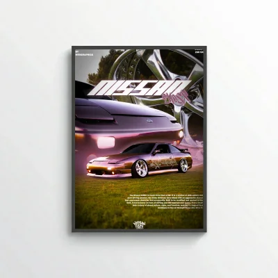 POSTER NISSAN 240SX