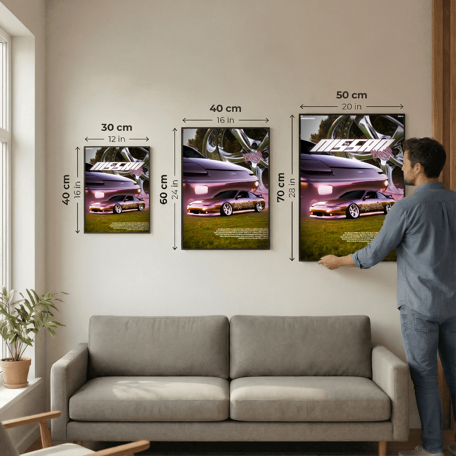 POSTER NISSAN 240SX