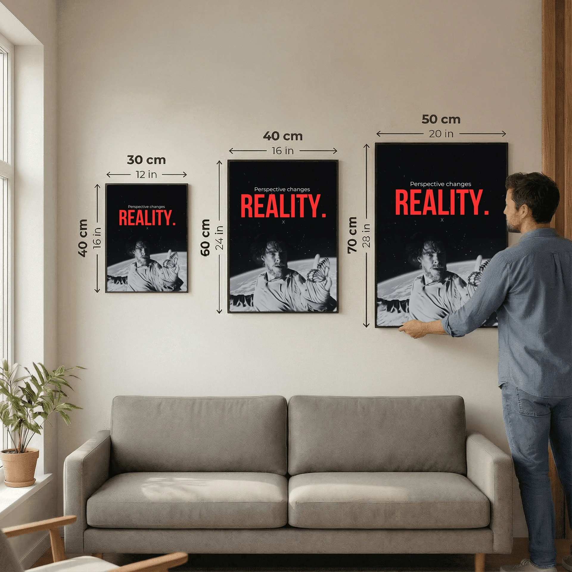Perspective changes reality.