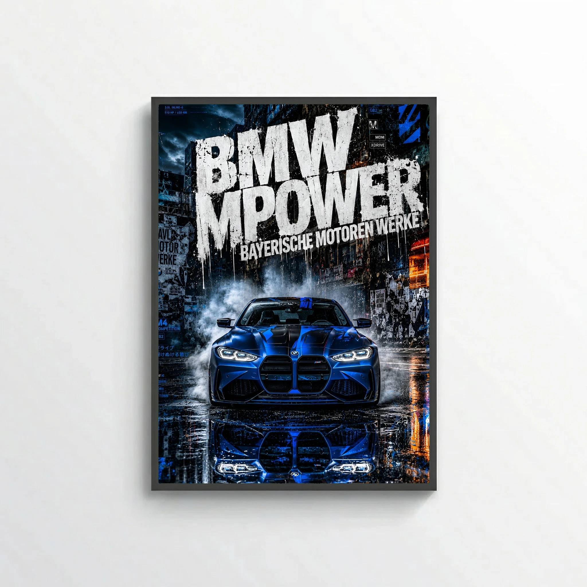 Stylized BMW M4 beast
