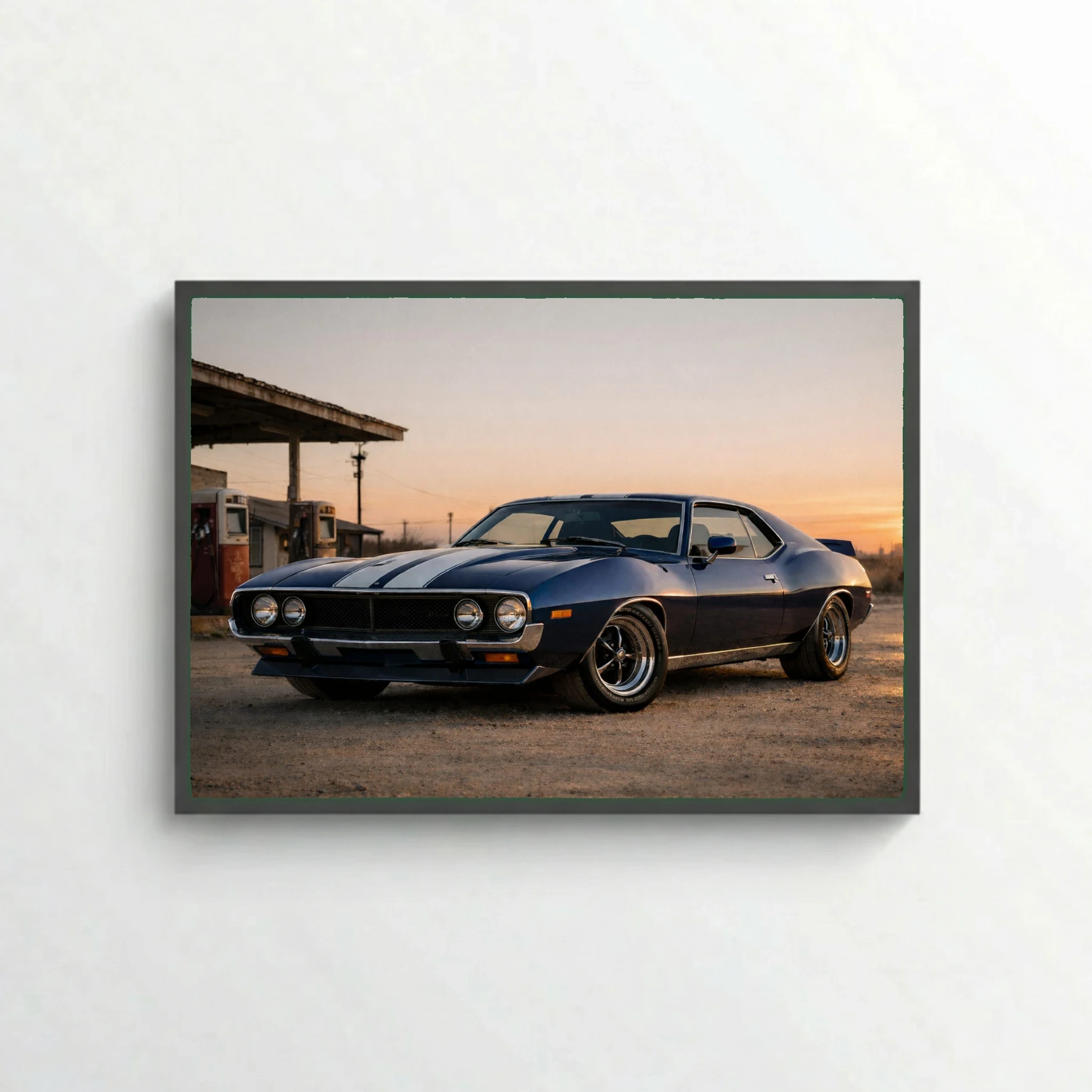 AMC Javelin Classic Muscle Car Poster - Vintage Americana Art