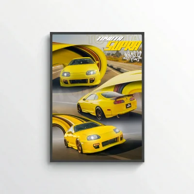 POSTER TOYOTA SUPRA MK4