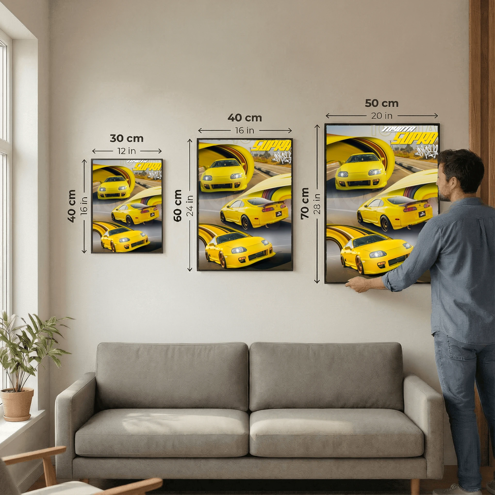 POSTER TOYOTA SUPRA MK4