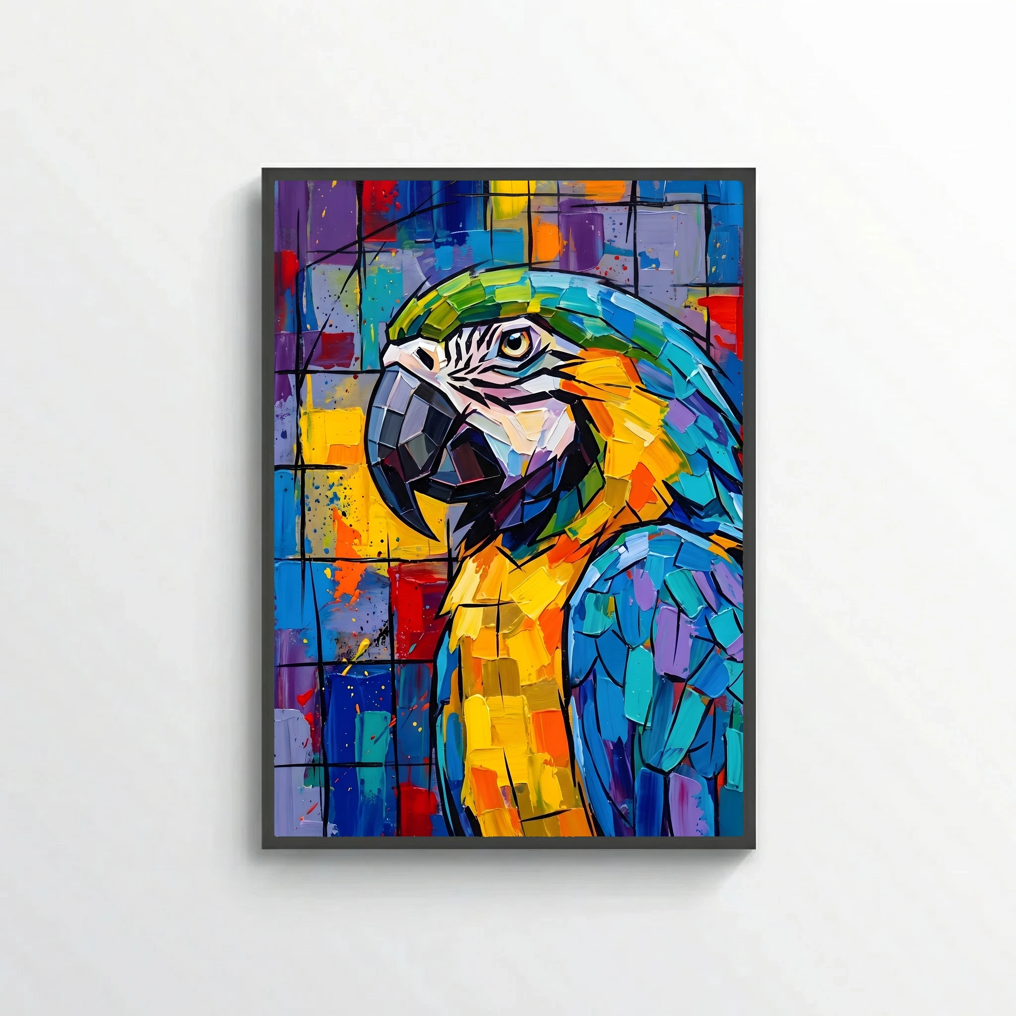 Colorful Parrot Painting