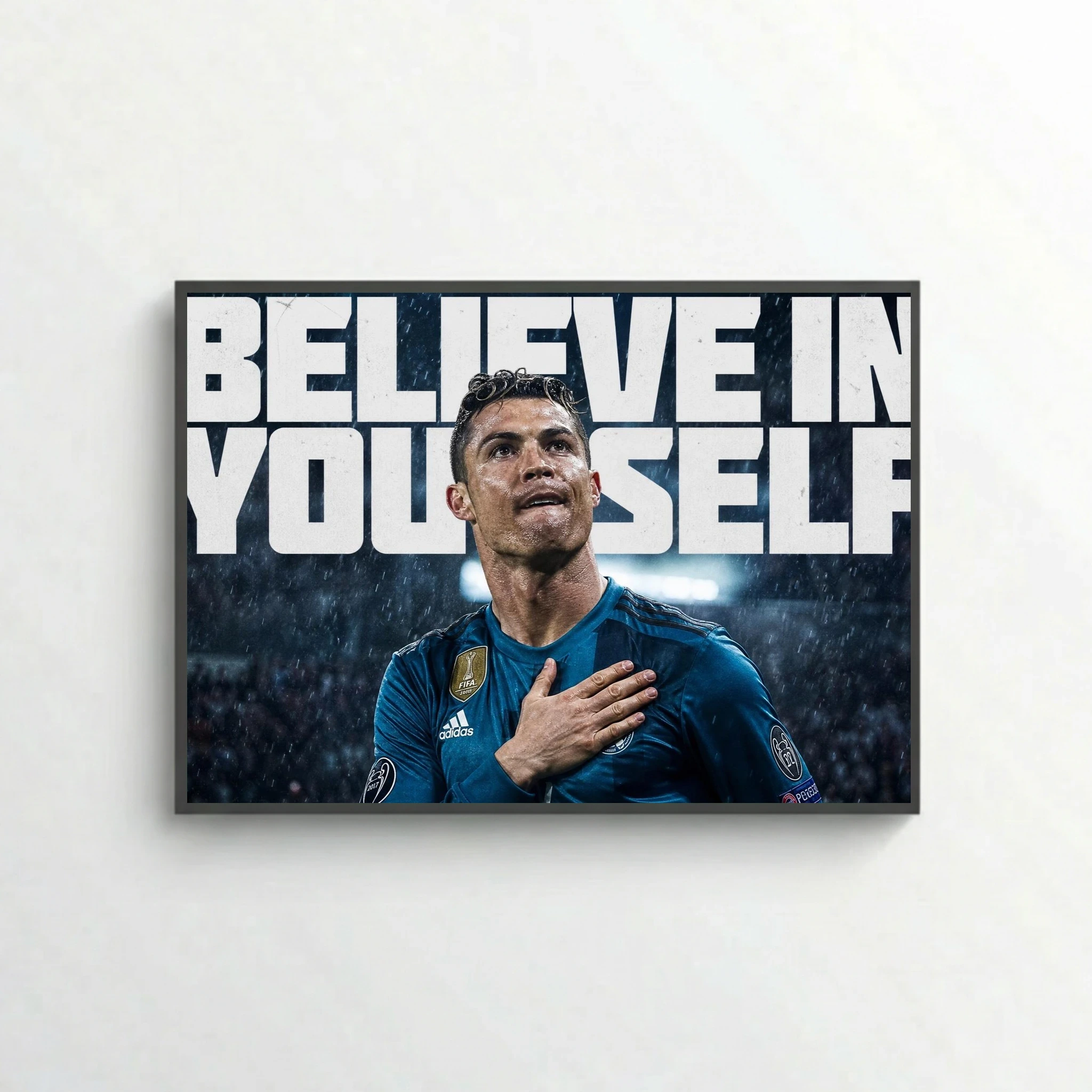 Believe in Yourself – Legendary Football Motivation Poster