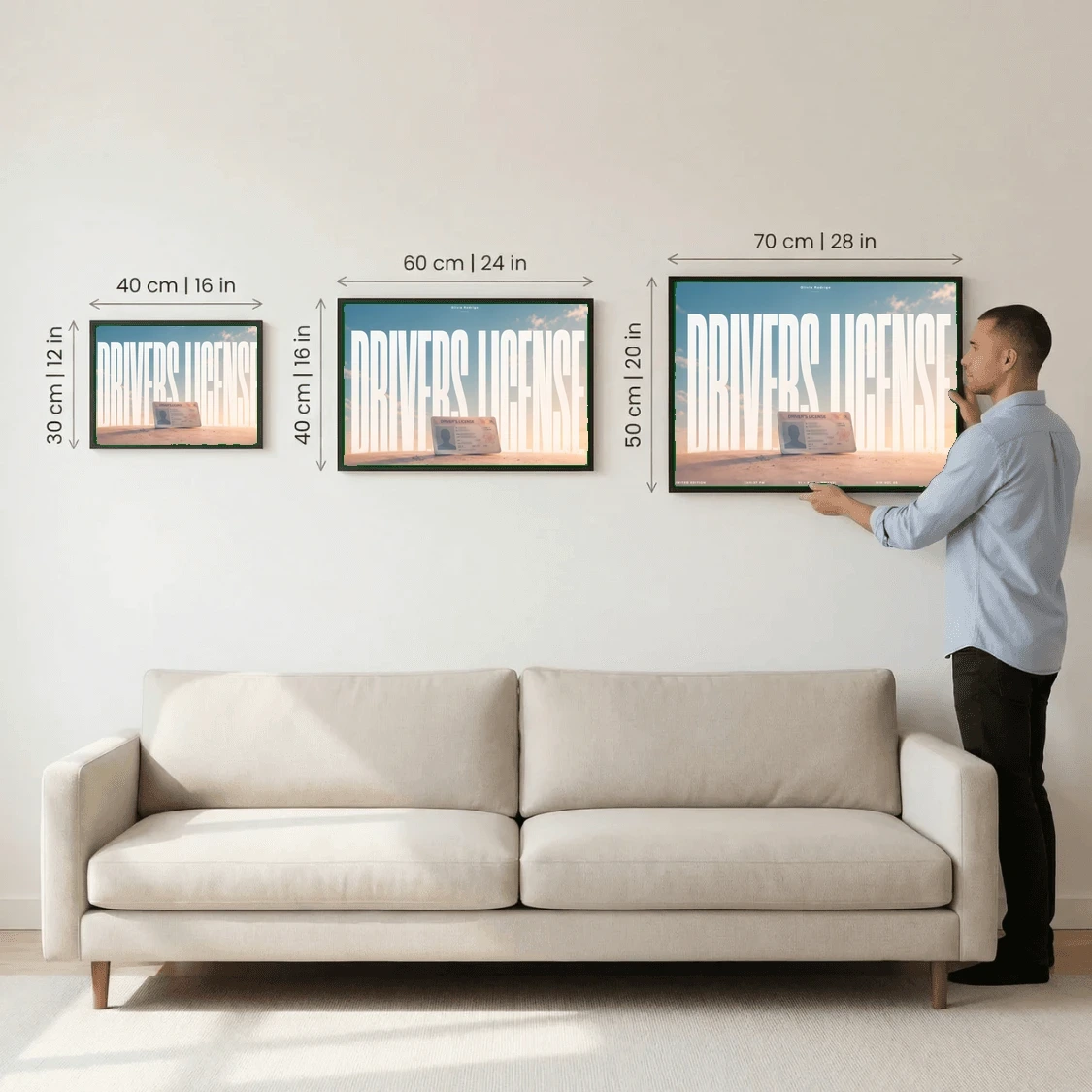 DRIVERS LICENSE - Editorial Series - Music Wall Art Posters