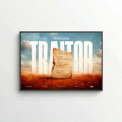TRAITOR - Editorial Series - Music Wall Art Posters