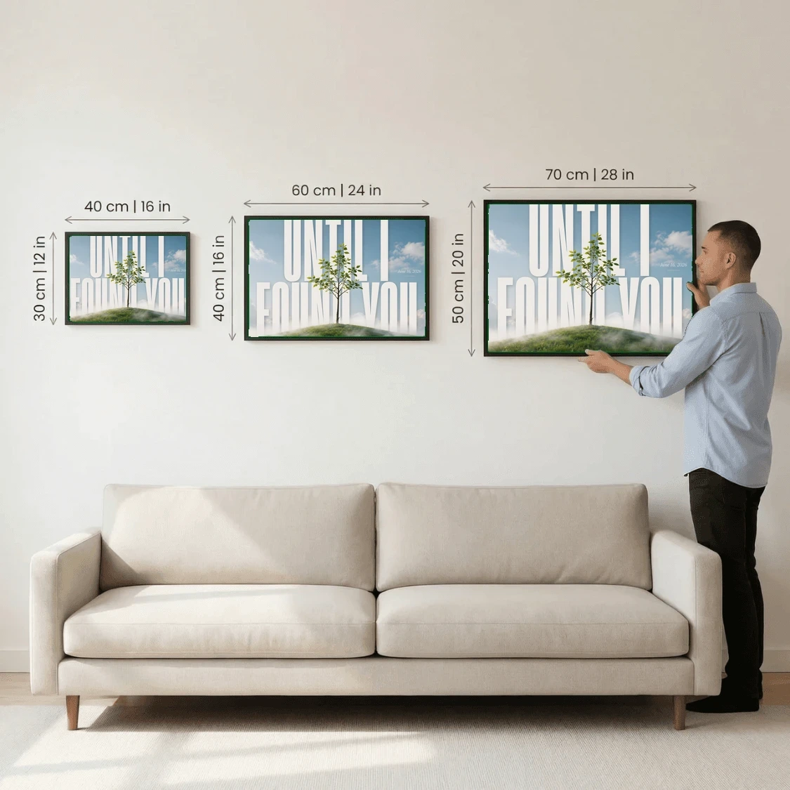UNTIL I FOUND YOU - Editorial Series - Music Wall Art Posters
