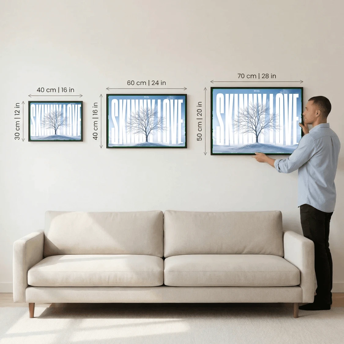SKINNY LOVE - Editorial Series - Music Wall Art Posters