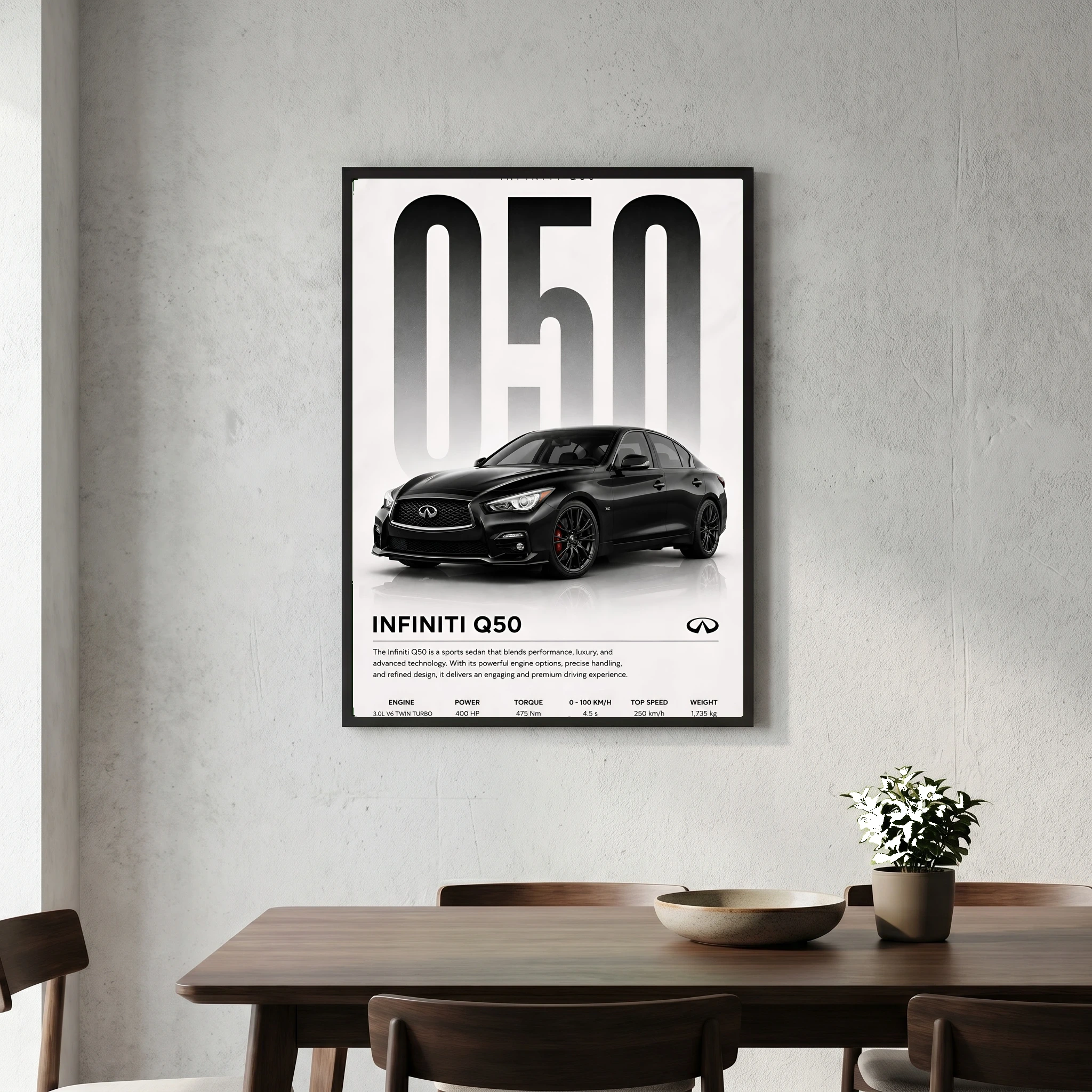 Infiniti Q50 Red Sport 400