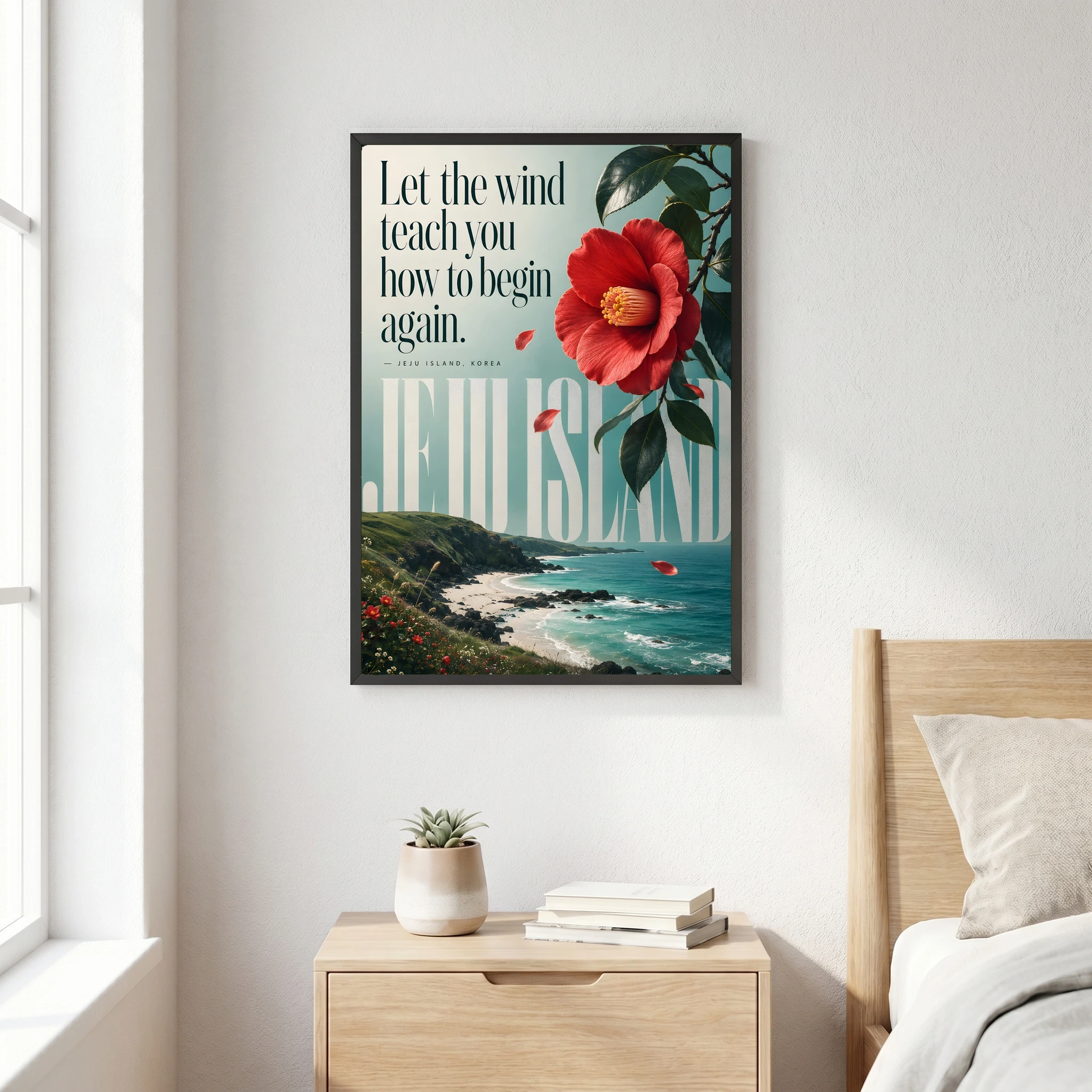 JEJU ISLAND, KOREA - LIMITED EDITION Series - Quote Wall Art Posters