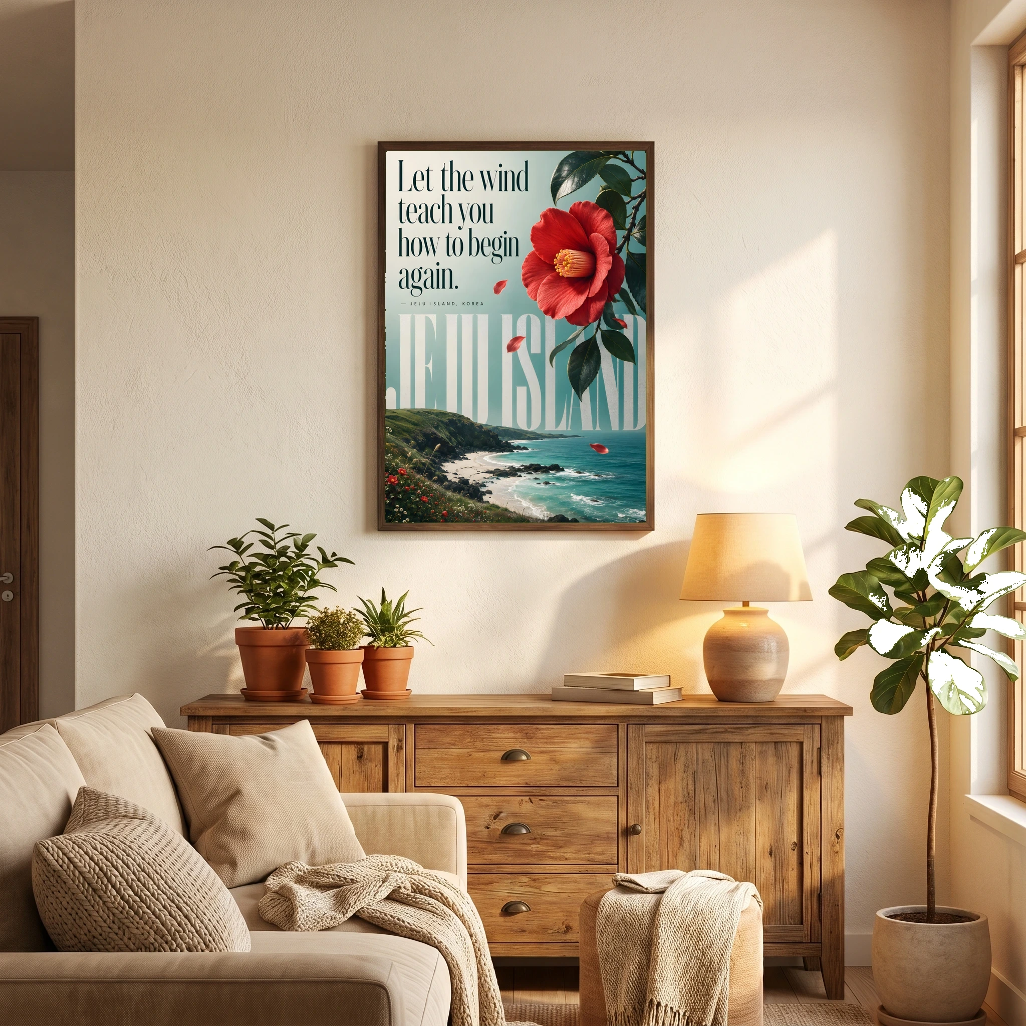 JEJU ISLAND, KOREA - LIMITED EDITION Series - Quote Wall Art Posters