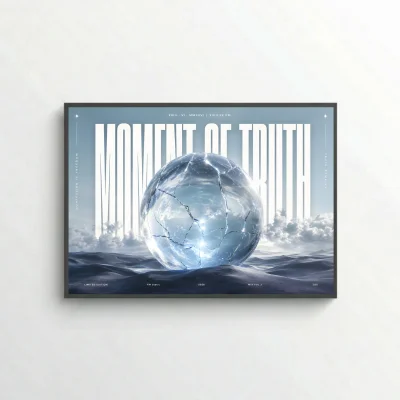 MOMENT OF TRUTH - Editorial Series - Music Wall Art Posters